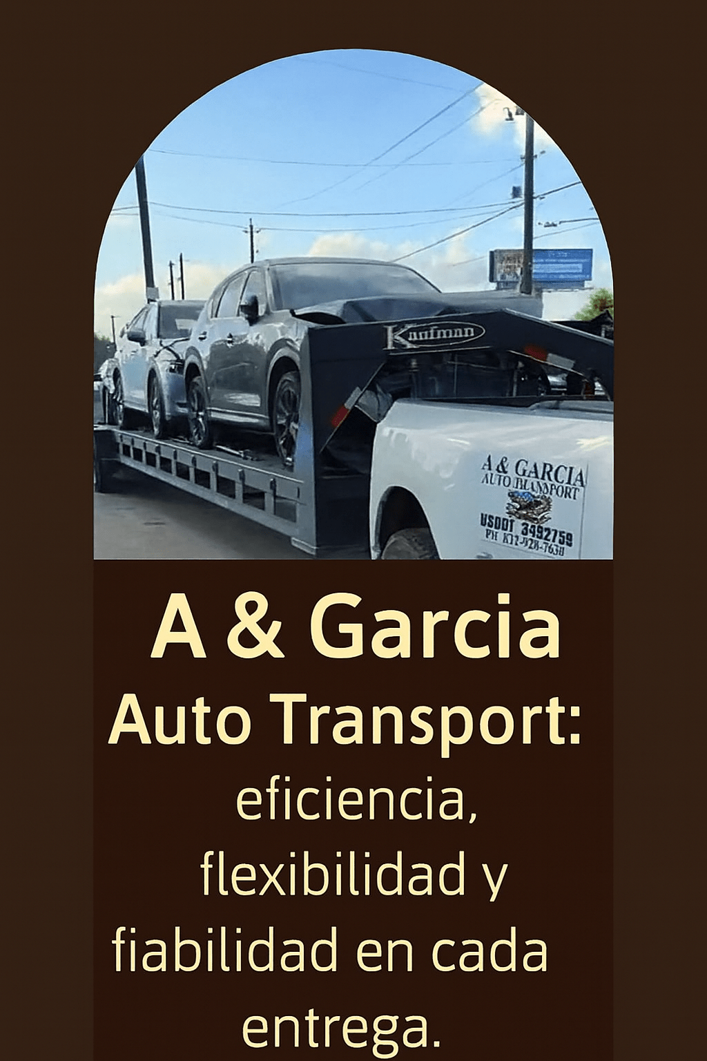 A & Garcia Auto Transport: transporte con sello&nbsp;americano