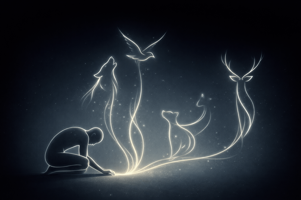 A veces uno toca el suelo sin darse cuenta.
No para buscar nada,
ni para pedir,
ni para rezar.
Solo para recordar que uno viene de ahí:
de la tierra,
del polvo,
del silencio que sostiene todo.

Y en ese gesto simple,
casi accidental,
uno siente que algo responde.
No con palabras,
ni con señales mágicas,
sino con una presencia suave,
como si la vida dijera:
“Aquí estoy. Siempre estuve.”

Hay días en que uno no sabe qué está buscando,
pero igual sigue caminando.
Y aunque parezca que nada cambia,
algo dentro se acomoda,
como una pieza que por fin encuentra su lugar.

A veces basta un segundo,
una línea,
un pensamiento suelto,
para que todo vuelva a tener sentido.