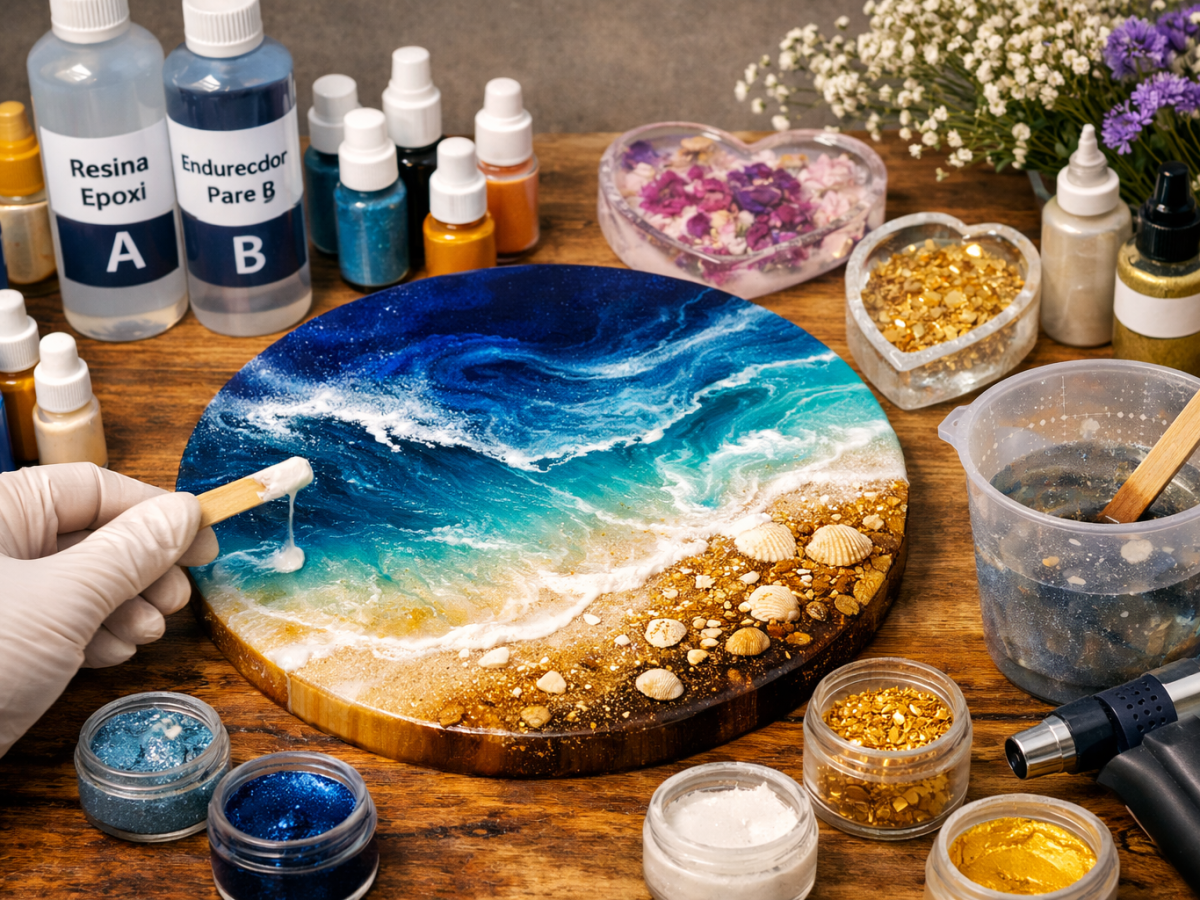 🎨 Diseña y Crea con Resina: El Arte Moderno que Está Transformando Hogares y Despertando&nbsp;Creatividad