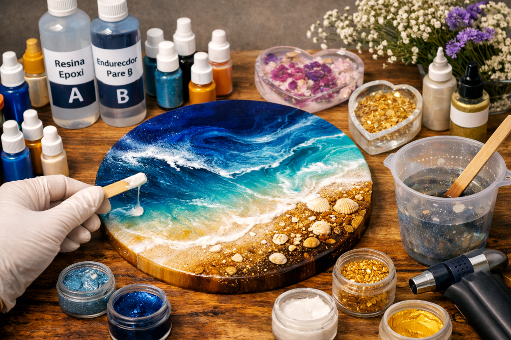 🎨 Diseña y Crea con Resina: El Arte Moderno que Está Transformando Hogares y Despertando&nbsp;Creatividad